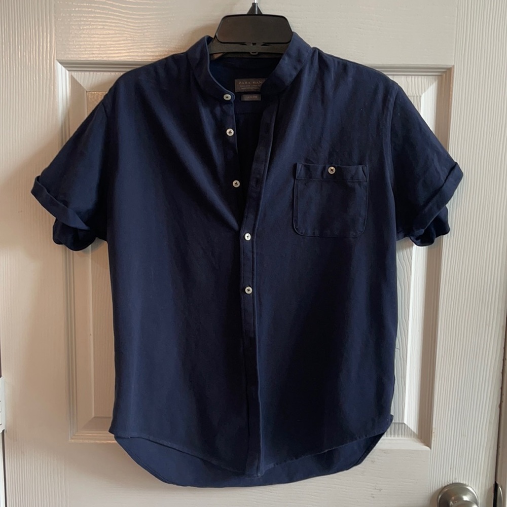 Zara Man| Slim Fit Large| Navy Blue